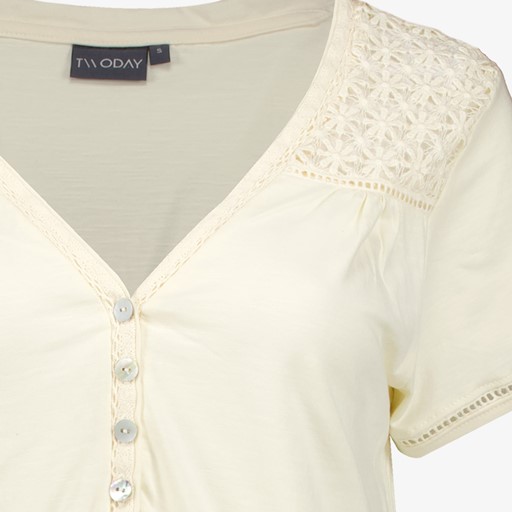 Dames top met kanten details