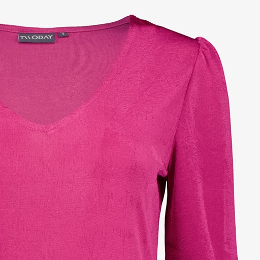 Dames top met halflange mouwen
