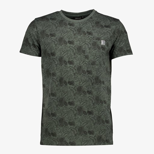 Heren T-shirt groen met print