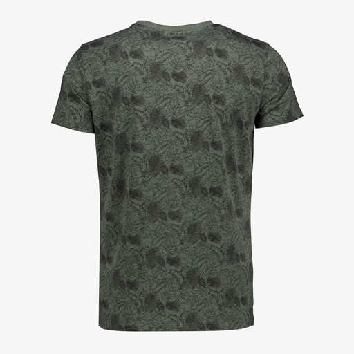 Heren T-shirt groen met print