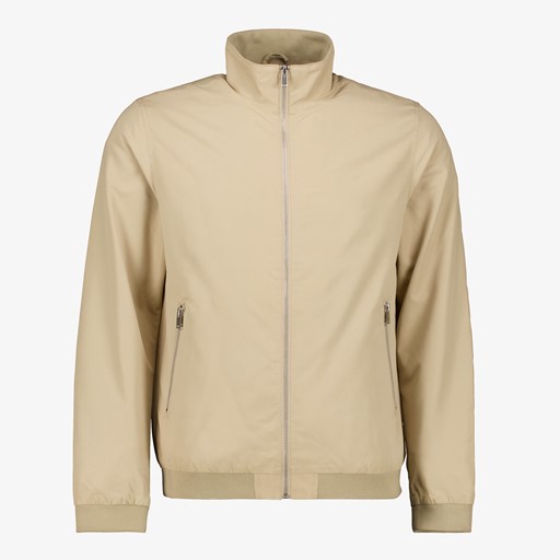 Heren bomber jas beige
