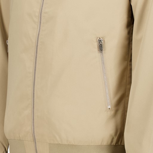 Heren bomber jas beige