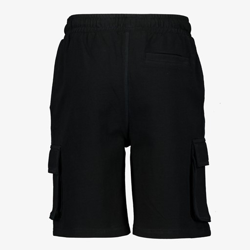 Jongens cargo sweatshort zwart