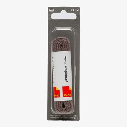 Grijze veters plat 90 cm