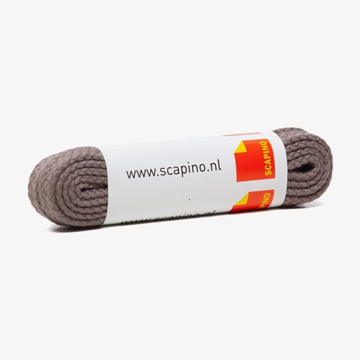 Grijze veters plat 90 cm