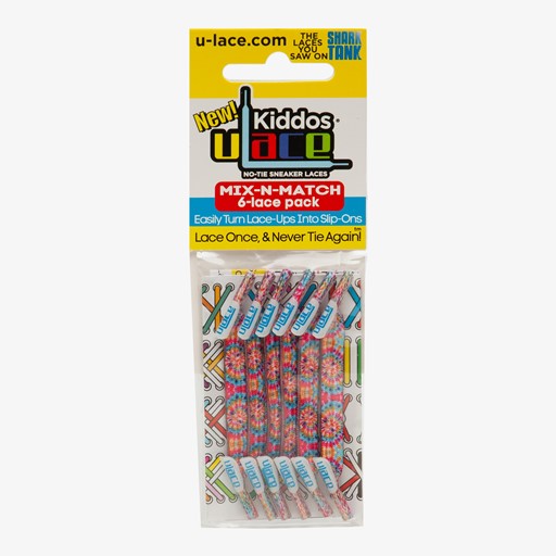 U-lace kiddo veters met tiedye print