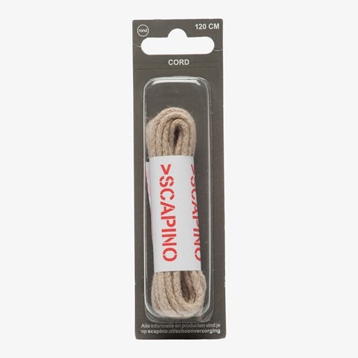 Beige veters rond 120 cm