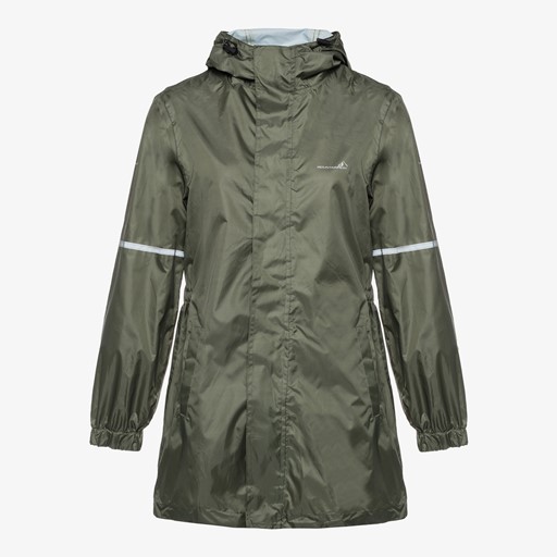 Dames regenparka groen