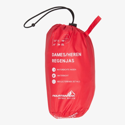 Dames/heren regenjas