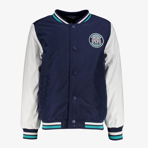 Jongens baseball jas blauw
