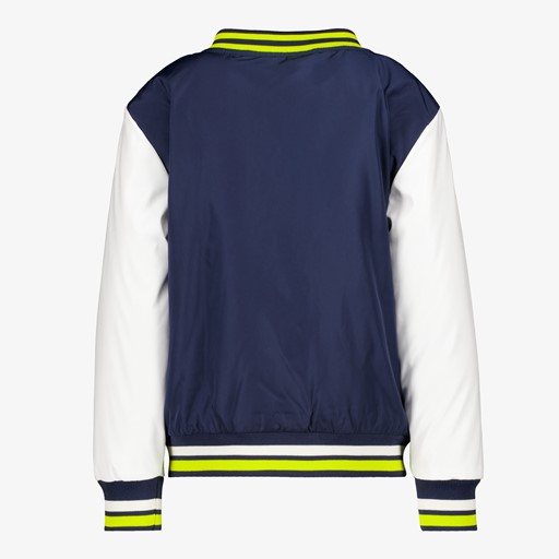 Jongens baseball jas blauw