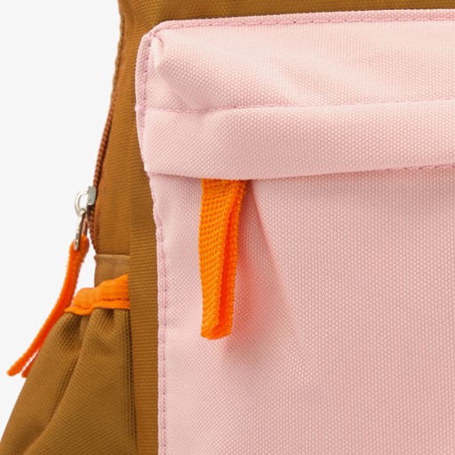 Kinder rugzak bruin/roze 11 liter