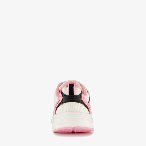 Meisjes dad sneakers zwart roze