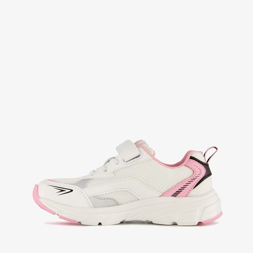 Meisjes dad sneakers zwart roze