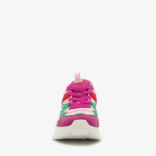 Dames dad sneakers multicolor