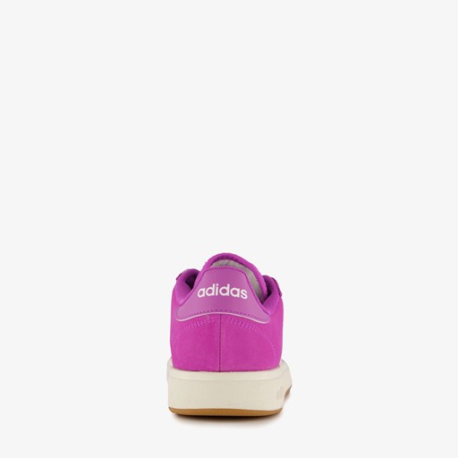 Grand Court Base suede dames sneakers roze