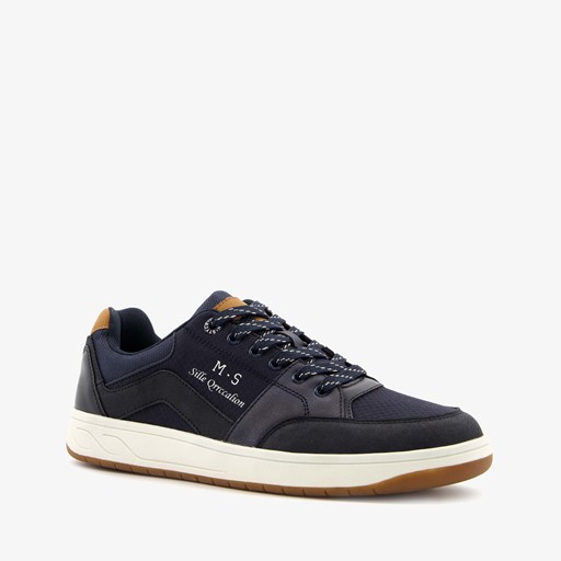 Heren sneakers donkerblauw