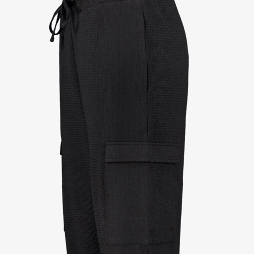Dames cargo broek zwart
