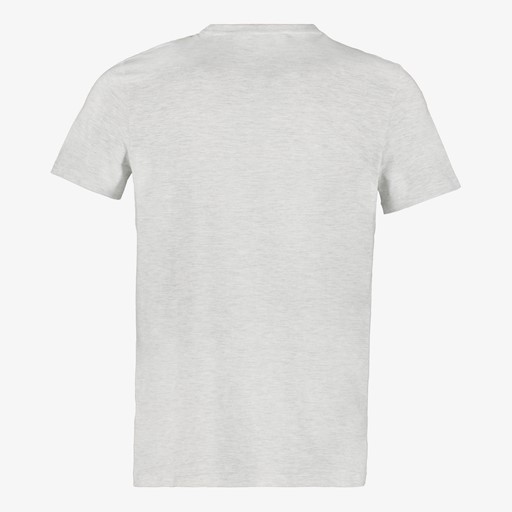 Heren T-shirt met opdruk grijs