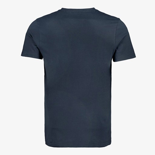 Heren T-shirt met opdruk donkerblauw