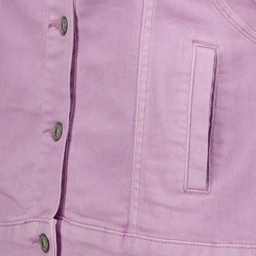 Dames denim gilet lila