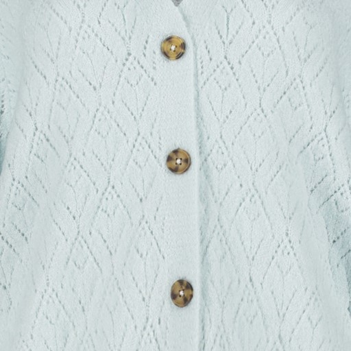 Gebreid dames vest lichtblauw