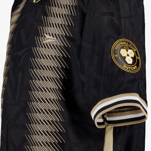 Dry kinder voetbal T-shirt zwart beige