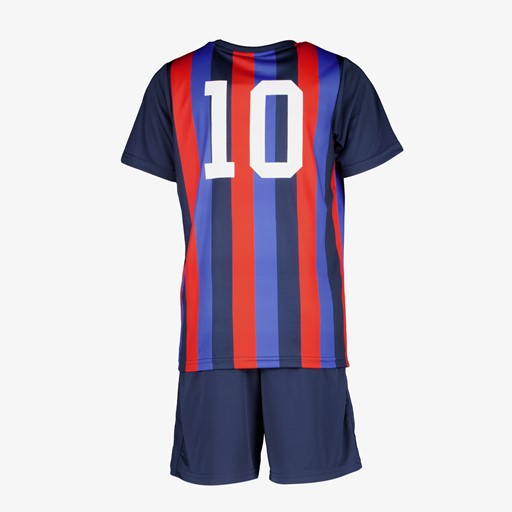 Tweedelige kinder sport set blauw rood