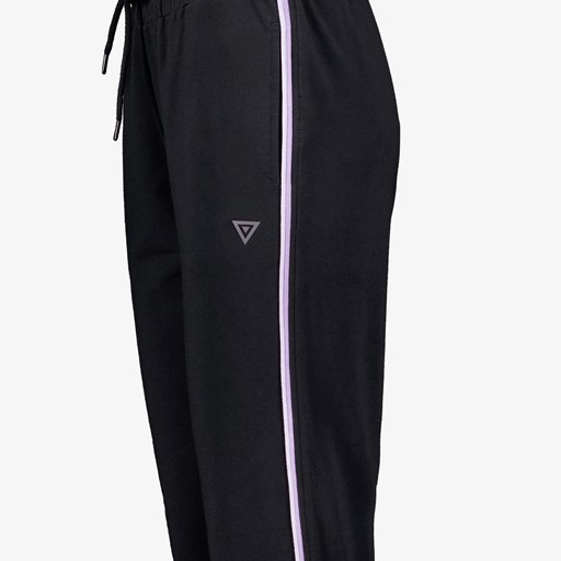 Dames trainingsbroek zwart paars