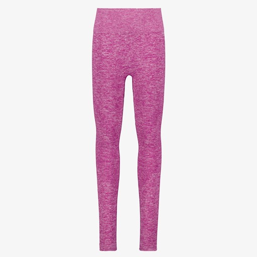 Seamless meisjes legging paars