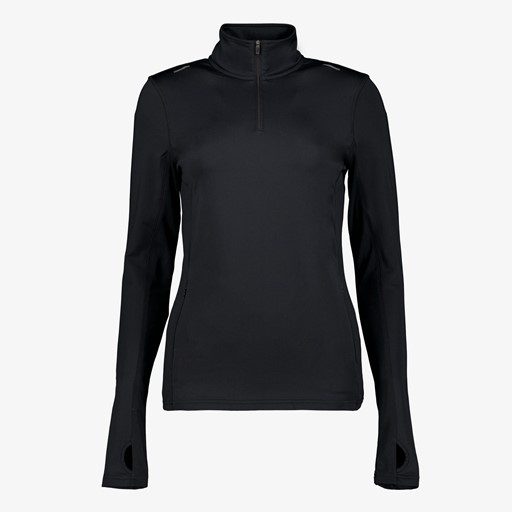 Dames hardloop pully zwart