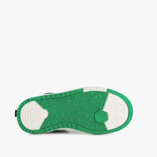 Hoge jongens sneakers groen wit