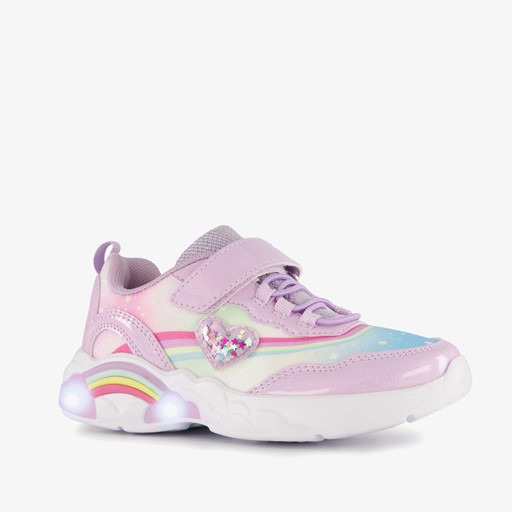 Meisjes sneakers met lichtjes en glitters