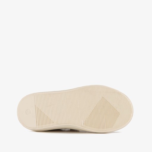 Meisjes sneakers met glitters goud