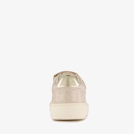 Meisjes sneakers met glitters goud