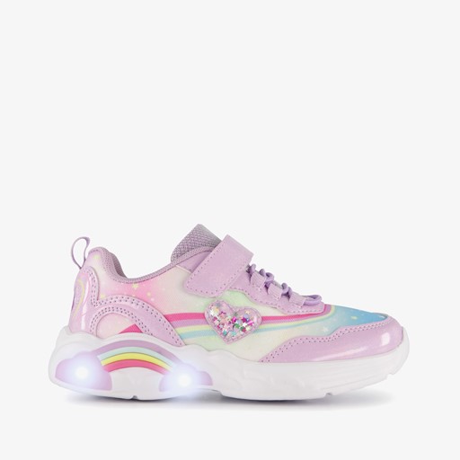 Meisjes sneakers met lichtjes en glitters