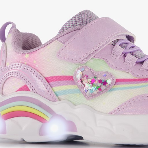 Meisjes sneakers met lichtjes en glitters