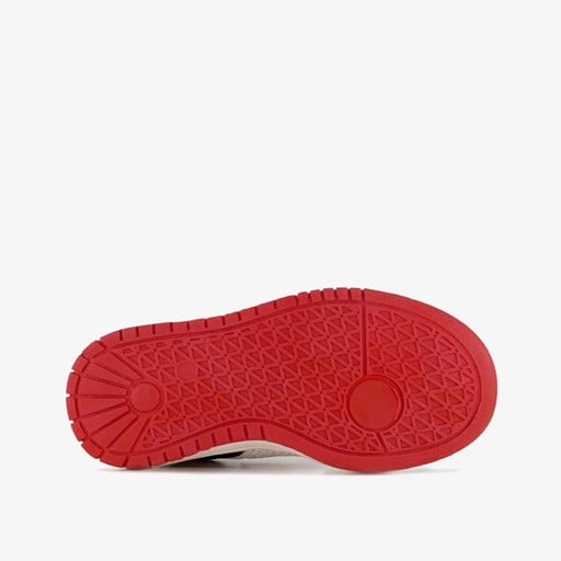 Leren jongens sneakers rood wit