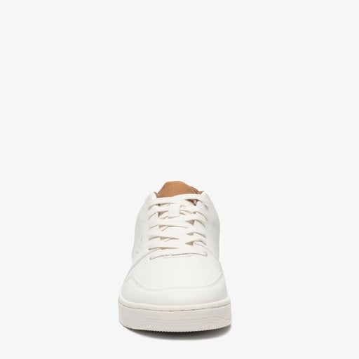 Heren sneakers wit bruin