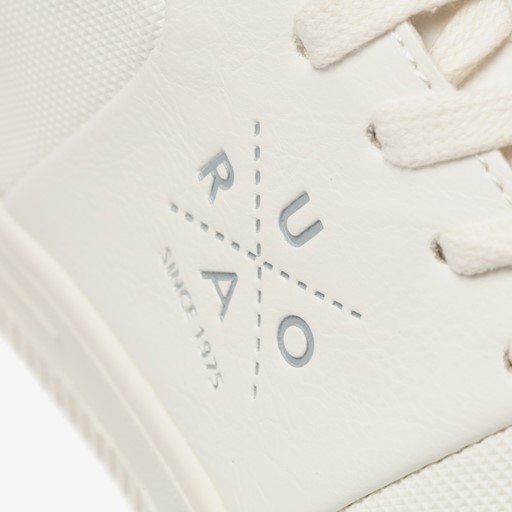 Heren sneakers wit bruin