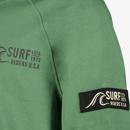 Jongens T-shirt met backprint groen