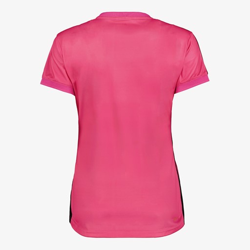Dry dames voetbal T-shirt roze zwart