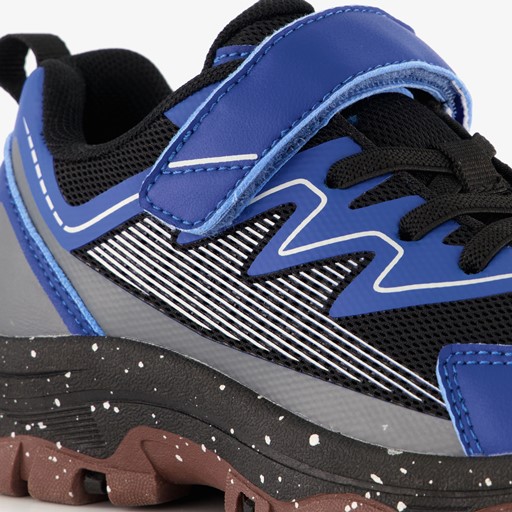 Jongens sneakers blauw zwart