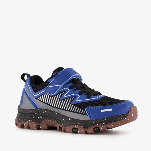 Jongens sneakers blauw zwart