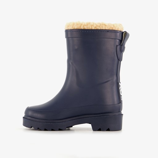 Gevoerde kinder regenlaarzen blauw