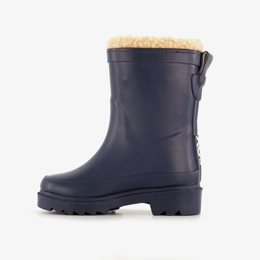 Gevoerde kinder regenlaarzen blauw