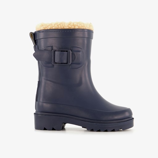 Gevoerde kinder regenlaarzen blauw