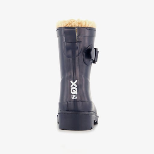 Gevoerde kinder regenlaarzen blauw