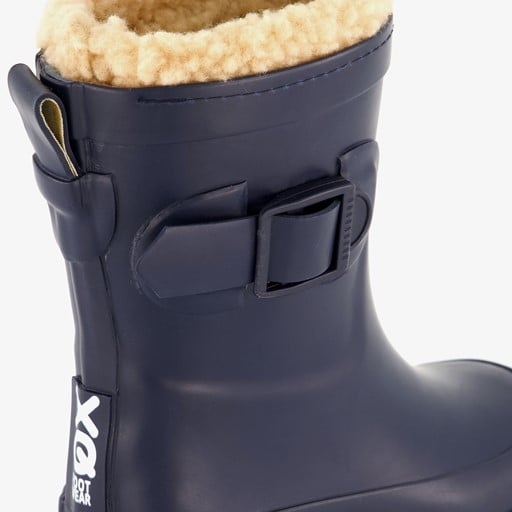 Gevoerde kinder regenlaarzen blauw