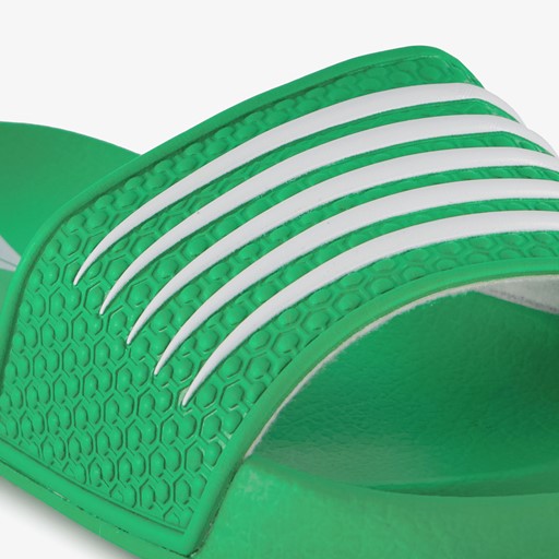 Heren badslippers groen wit